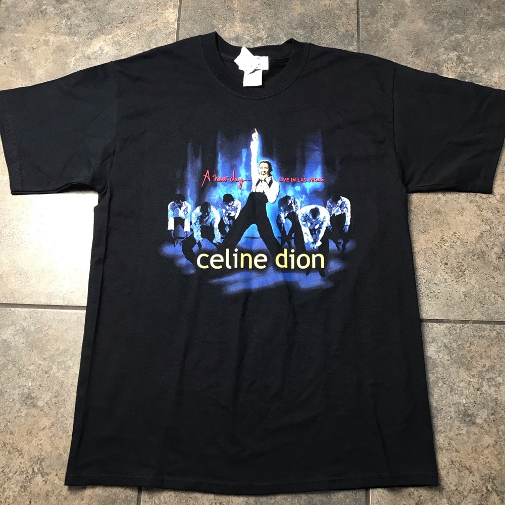 NEW! VTG 2004 Celine Dion S/S T-Shirt Size Large W/Tags